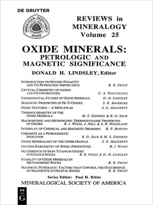 cover image of Oxide Minerals